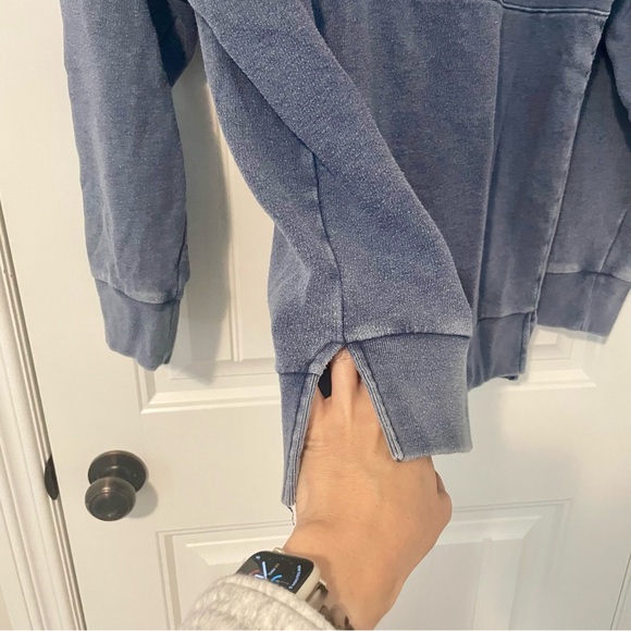 Victoria's Secret Pink Sweatshirt Quarter Zip Pullover Size S - Picture 6 of 8